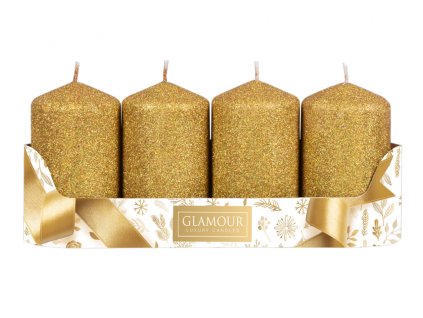 385277 svicka adventni glitrovana d5x8cm 4ks