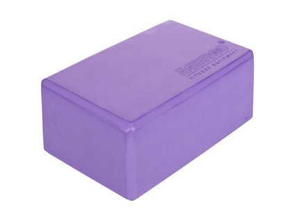 387305 yoga kostka blok na jogu fialova delka 7 5 cm