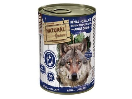 387629 natural greatness renal oxalate veterinarni dieta konzerva pro psy 400g
