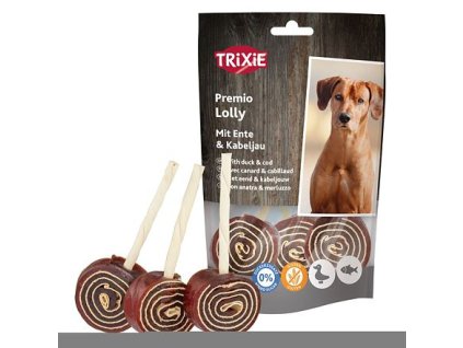 388037 premio lolly lizatko s kachnou a treska 11 cm 80 g