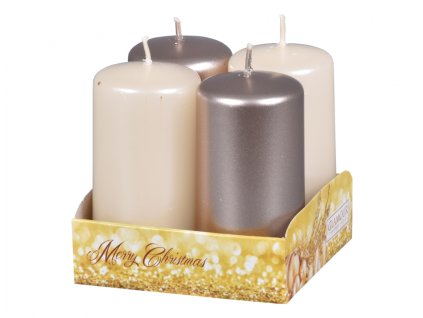 389777 svicky adventni d4x8cm mix metal lesk 2 2ks