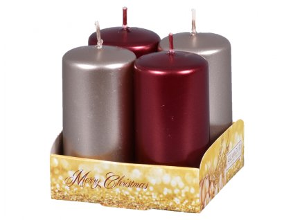 389783 svicky adventni d4x8cm mix metal lesk 2 2ks