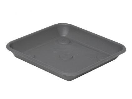 390920 podmiska pod kvetnik omnia quadro plastova 30x30cm