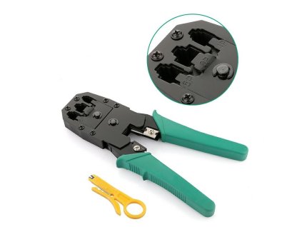 ADAPTÉR K263 - KRIMOVACÍ NÁSTROJ RJ45, RJ12 + ŘEZAČ