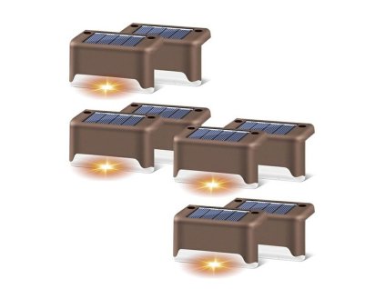 Q30C3 SOLÁRNÍ LAMPA ROHOVÝ PANEL 8 KS