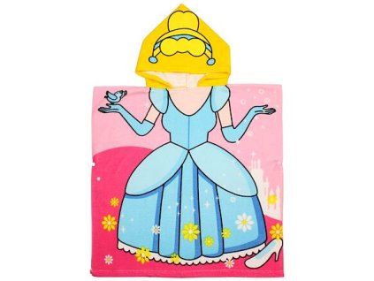 Princess dětské plážové pončo balení 1 ks