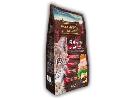 Natural Woodland Realm Diet Cat /kuře/