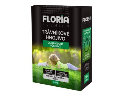 Hnojivo FLORIA na trávník s dlouhodobým účinkem 2,5kg