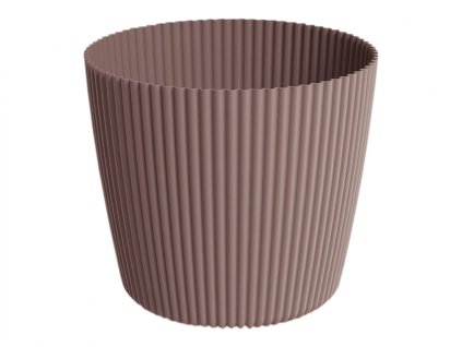 Obal na květník MILLY ROUND plastový d15x13cm