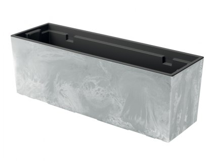 Truhlík URBI CASE BETON samozavlažovací plastový 60x18x20cm