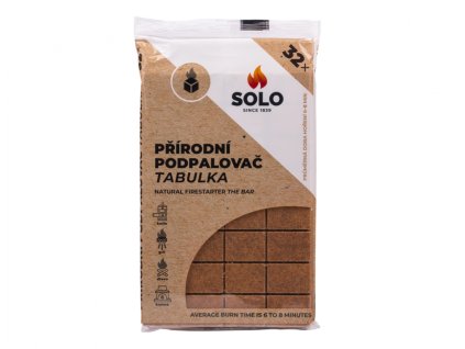 Podpalovač dřevitý ekologický SOLO TABULKA 32ks