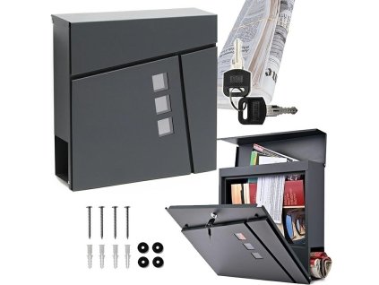 POŠTOVNÍ SCHRÁNKA M44B NA DOPISY NOVIN MODERN ANTR