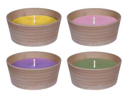 Svíčkaxhmyzu CITRON+LEVAN+ROZM+EUKAL SIRIUS 250g d13x6cm 6ks