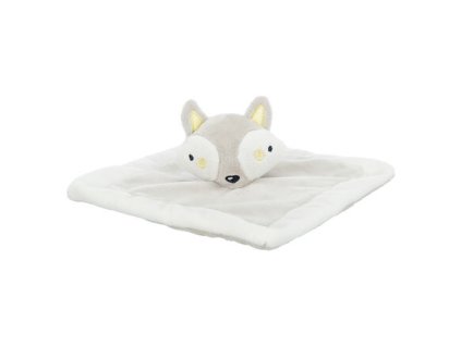 248220 junior snuggler plysovy mazlicek ctverec s plysovou hlavou 20 x 20 cm