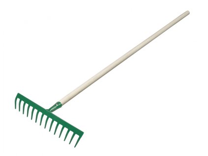 Hrábě 14hrotů silné kovové s násadou 150cm