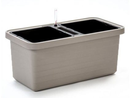 Truhlík BERBERIS DUO samozavlažovací + knoty 80x39x35cm