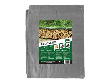 Plachta kašírovaná zelená 5x6m 55g