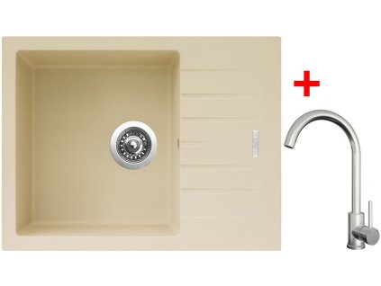 Sinks PERFECTO 650 Sahara + ARCO celonerezová