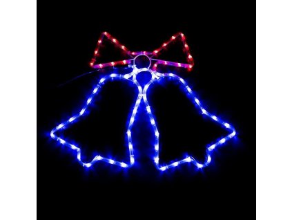 LD2 ZVONKY HADI LED SVÍTILKY MODRÉ/ČERVENÉ XXL