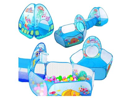 L44J ROZKLÁDACÍ STAN S OHRAČKOU A TUNELEM PRO DĚTI