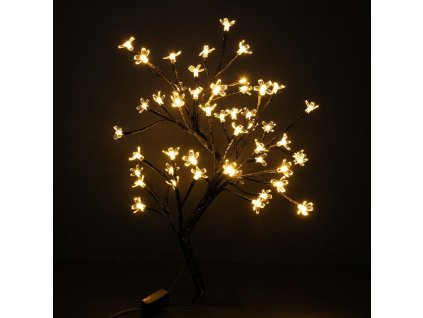 LL1 LED VÁNOČNÍ STROMEČKOVÁ DEKORACE 48 BÍLÝCH