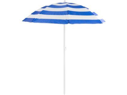 Dalia Plážový slunečník 180 cm, modro-bílý  naklápěcí kloub · ocelová tyč 32 mm