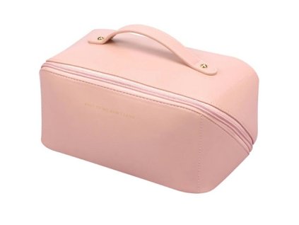 BQ71A ROZKLÁDACÍ KOSMETICKÁ ORGANIZÉROVACÍ TAŠKA RŮŽOVÁ