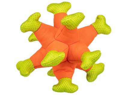 Aqua Toy mořský ježek, plovoucí hračka do vody, 24 cm, oranžová/zelená