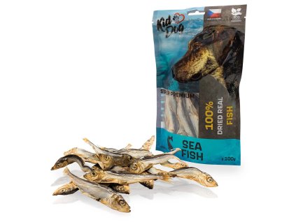 KIDDOG SUPER PREMIUM rybičky - mořské šproty 100 g