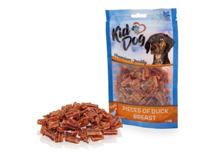 KIDDOG kachní prsa kousky 80 g