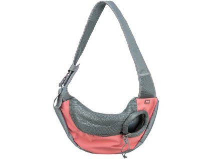 Front Sling Carrier - přední nosítko/taška, 50 x 25 x 18 cm, růžová/šedá (max. 5kg)
