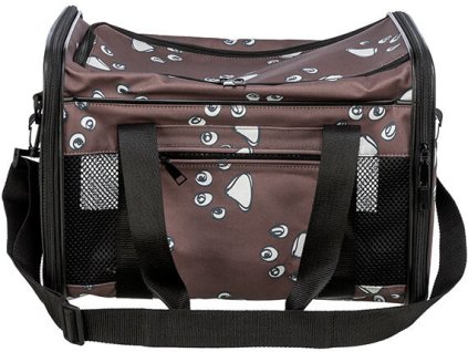 Transportní taška ADRINA, 26 x 27 x 42 cm, do 7 kg, hnědá