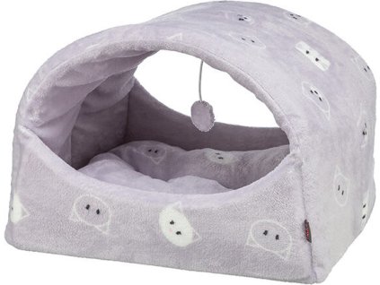 Kukaň MIMI s hračkou, 42 x 35 x 35 cm, lila - LIMITOVANÁ NABÍDKA