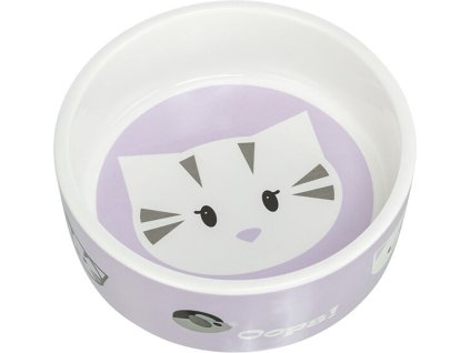 Keramická miska MIMI s kočičí hlavou 0,3l/12 cm, různé barvy - LIMITOVANÁ NABÍDKA