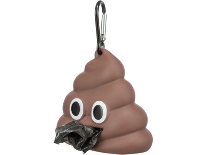 Zásobník POOP na sáčky na exkrementy, 8 x 5 cm / 15 sáčků, PVC
