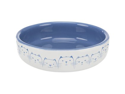 247269 keramicka miska nizka pro kocky s kratkym cumakem 0 3l 11 cm