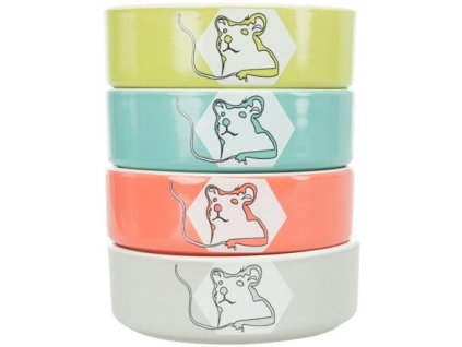 251220 keramicka miska pro krecky hello comic 90 ml 8 cm