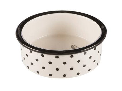 245358 keramicka miska zentangle pro kocky 0 3l 12 cm bilo cerna