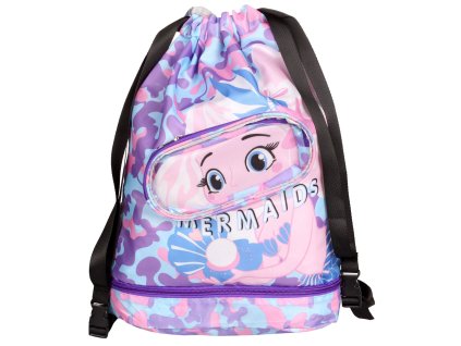Mermaids plavecký batoh fialová balení 1 ks