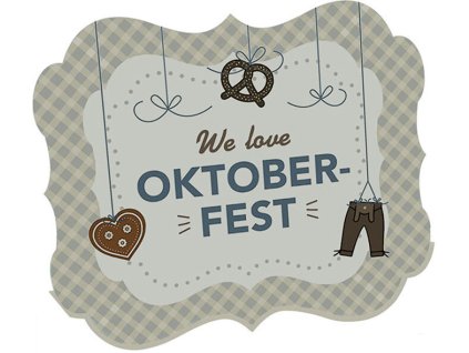 Vložka do bedýnky OKTOBERFEST, 28.9 × 33.5 cm - LIMITOVANÁ NABÍDKA