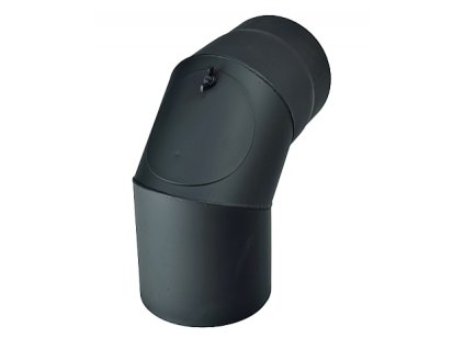 6107 1 koleno kourove silnostenne s cisticim otvorem 120mm 90 silnostenne 1 5mm