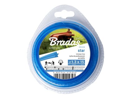 3974 1 zaci struna bradas trimmer 2 0 mm x 15 m hvezdice