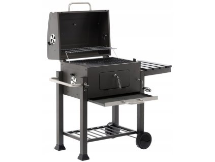 16517 velky gril na koleckach litinovy rost