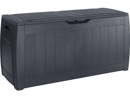 16604 zahradni box keter hollywood 270 l 117 5 x 45 x 57 3 cm grafit