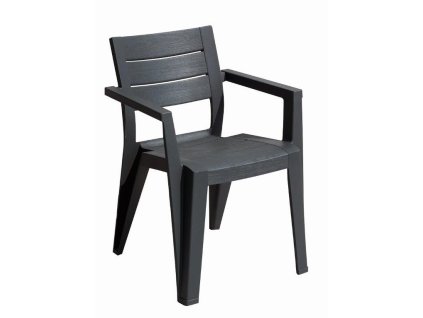 17452 zahradni zidle keter julie 61 5 x 58 5 x 79 cm grafit