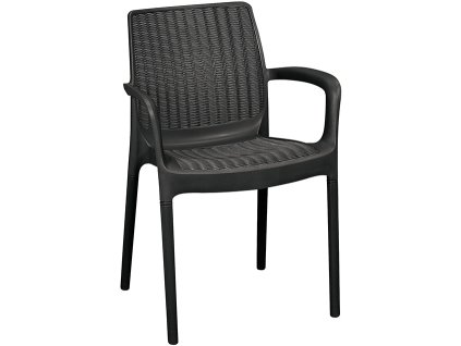 17455 zahradni zidle keter bali 55 x 60 x 83 cm grafit