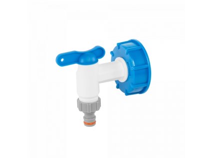 17530 redukce ibc nadrze s60x6 s plastovym kohoutem 3 4