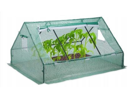 17973 zahradni pareniste foliovnik 180x140x94cm zeleny