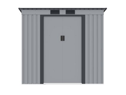 18535 zahradni domek prescot a 201x121x176 cm 2 43 m svetle sedy