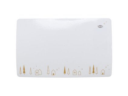 Vánoční prostírání s motivem, 44 x 28 cm, béžová/zlatá